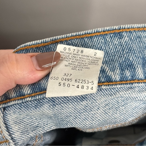 Levi’s 90’s Vintage Men’s 550 Relaxed Fit Tapered Leg size 38 - Picture 10 of 12